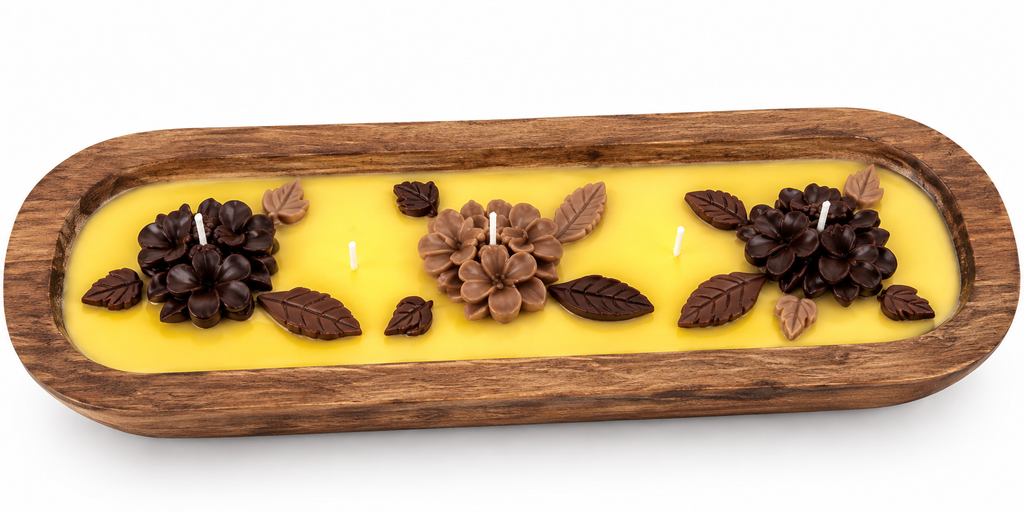 Vela Floral Artesanal BRADOR candles