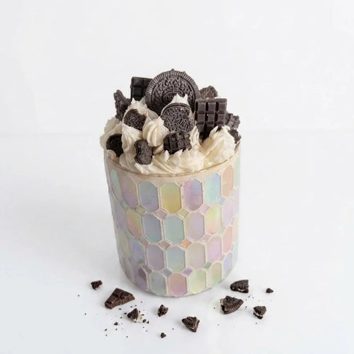 Cookies & Cream Candle Burning Candles by BRADOR